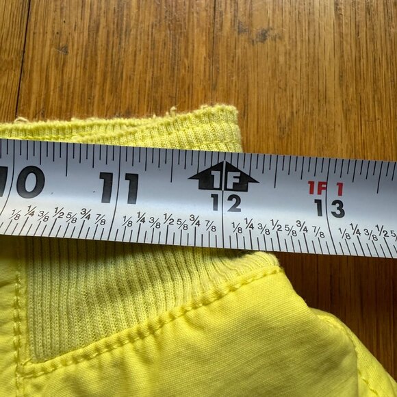 Free People FP Movement Size S Yellow Cotton Blend Mesmerize Me Cargo Pants - Picture 9 of 16